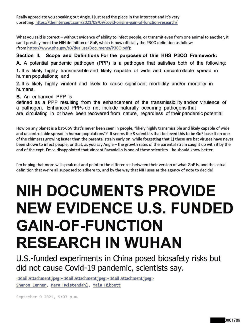 Page 16 from David Morens NIH Emails Redacted