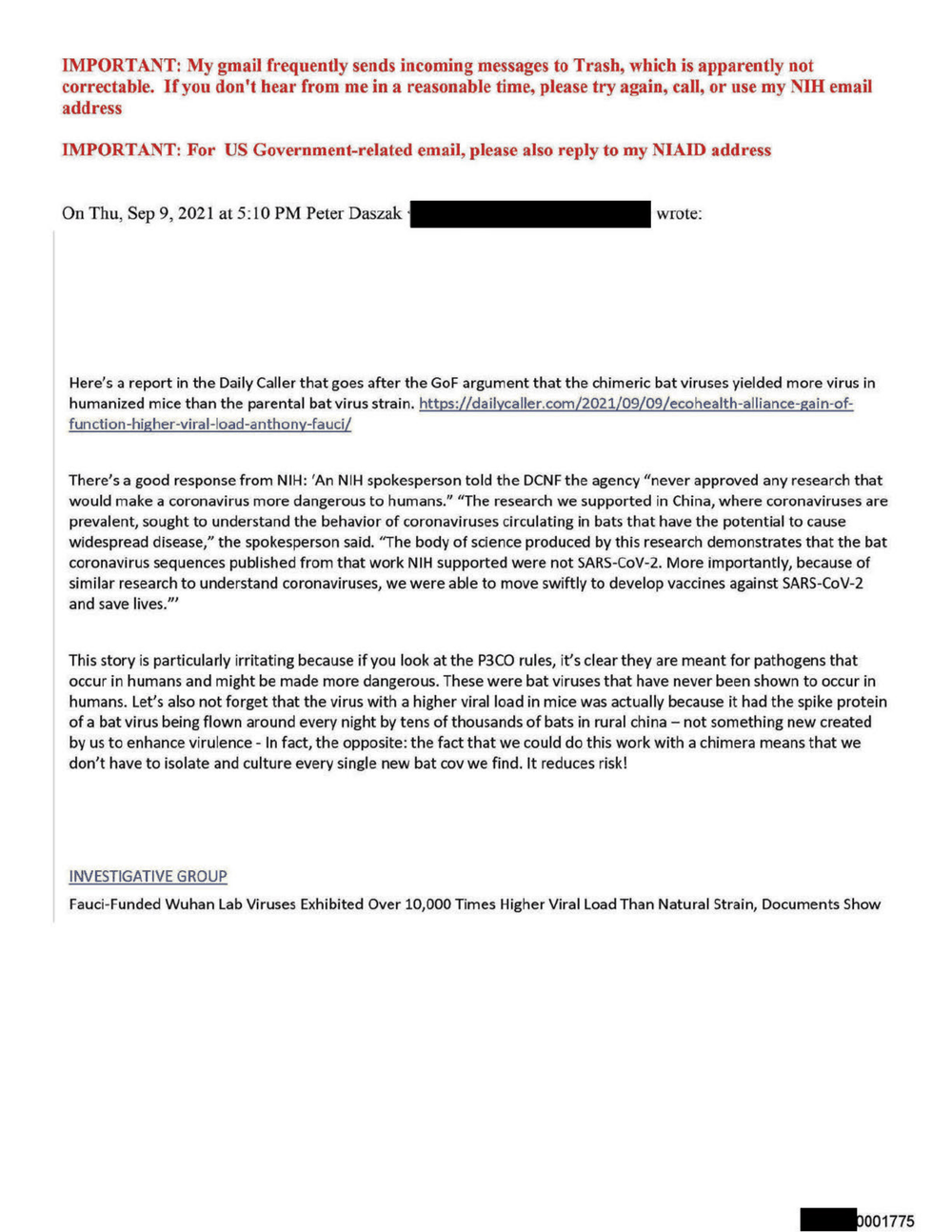 Page 2 from David Morens NIH Emails Redacted