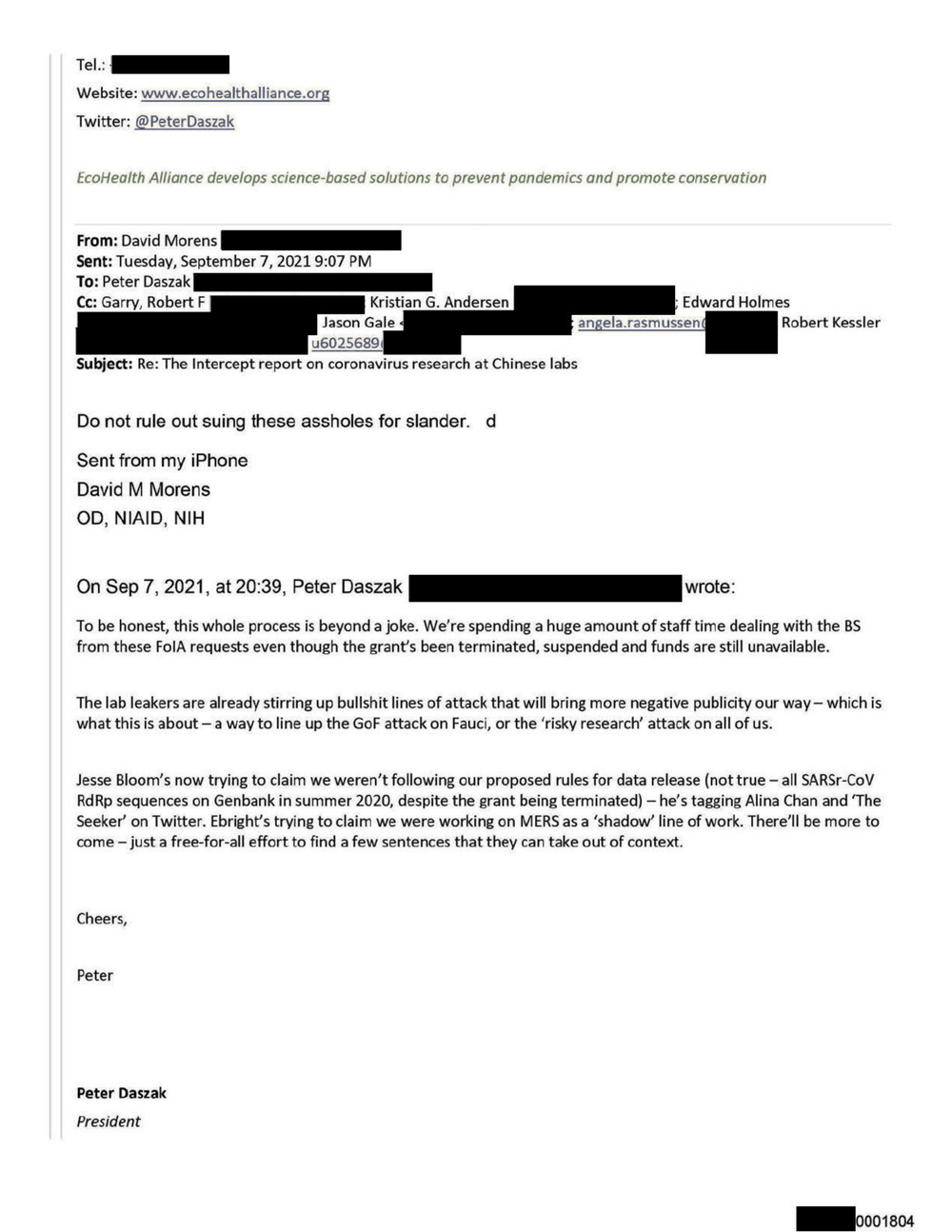 Page 31 from David Morens NIH Emails Redacted
