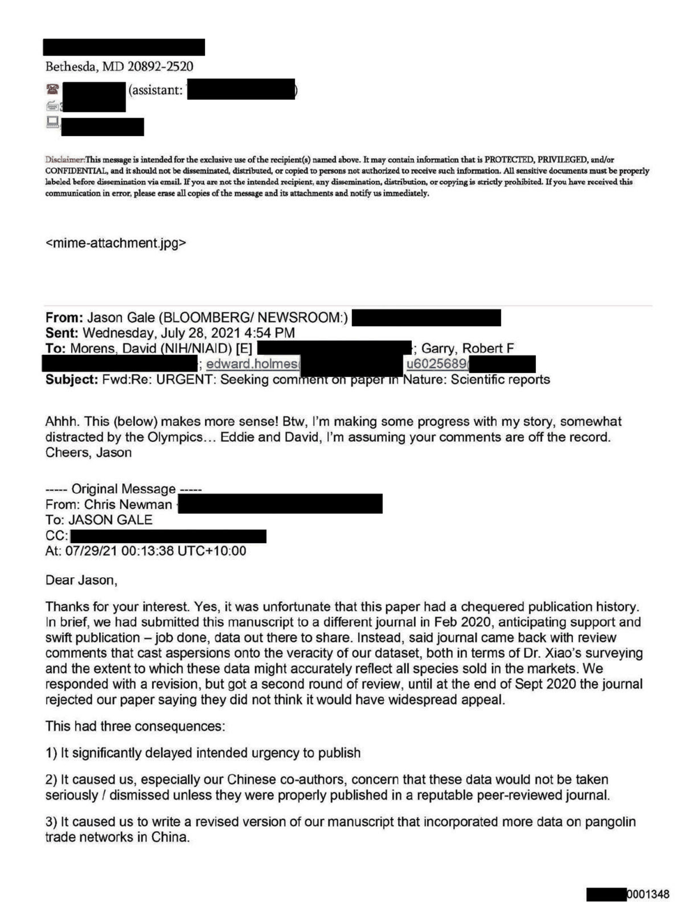Page 43 from David Morens NIH Emails Redacted