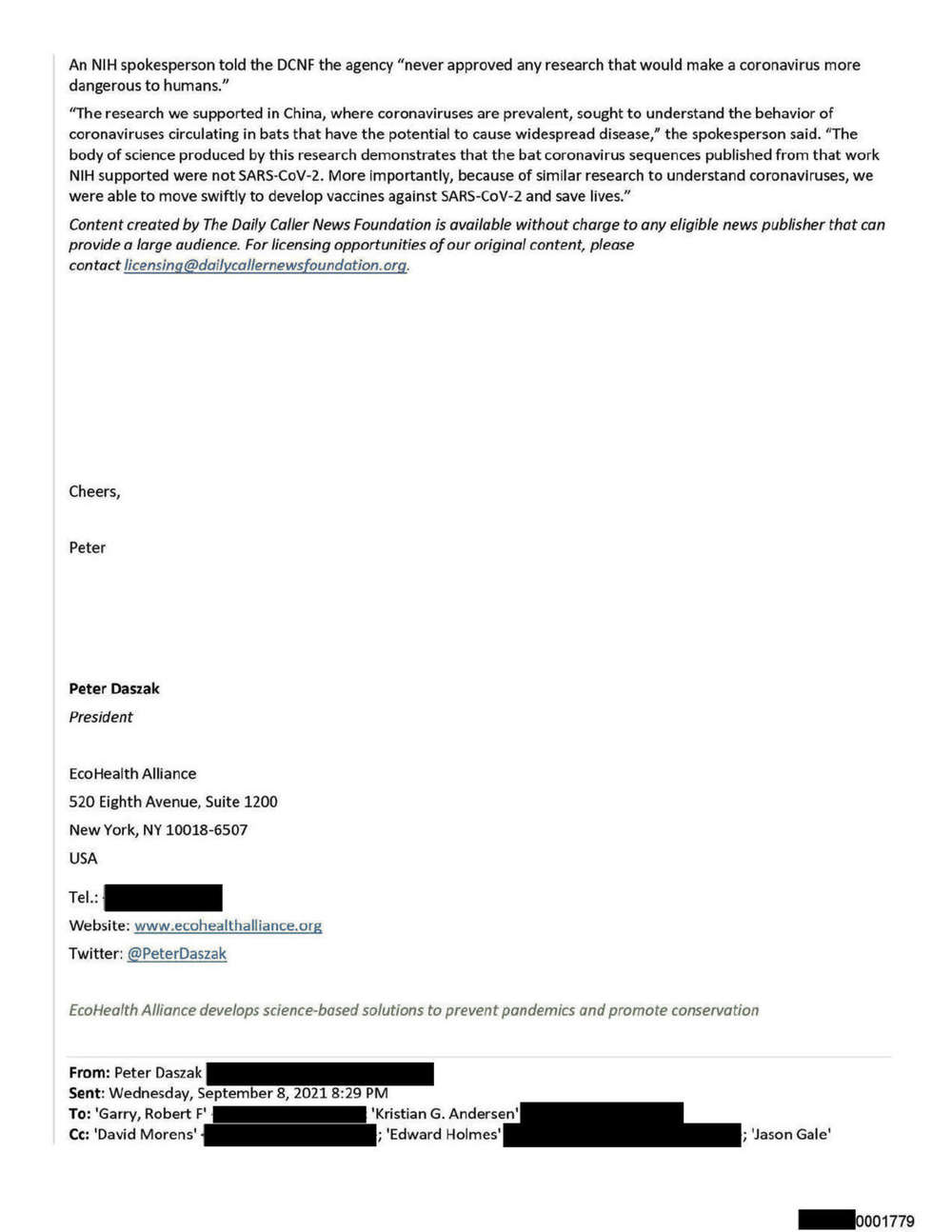 Page 6 from David Morens NIH Emails Redacted