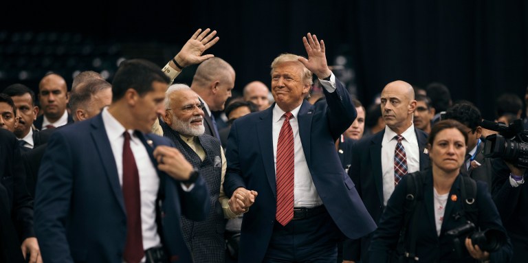 Scenes from the Texas India Forum / Howdy Modi event between Indian Prime Minister, Narendra Modi and US President, Donald Trump, Sunday, September 22nd. 2019 at NRG Stadium in Houston, Texas.Todd Spoth for The Intercept.