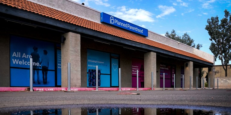 FILE - The Planned Parenthood Arizona location in Tempe, Ariz., is seen on June 30, 2022. On Friday, Dec. 30, 2022, the Arizona Court of Appeals concluded that abortion doctors can't be prosecuted under a pre-statehood law that criminalizes nearly all abortions. The law had been blocked from being enforced shortly after the U.S. Supreme Court issued its 1973 Roe v. Wade decision. But after the Supreme Court overturned the landmark decision in June, Attorney General Mark Brnovich asked a state judge to allow the law to be implemented. (AP Photo/Matt York, File)