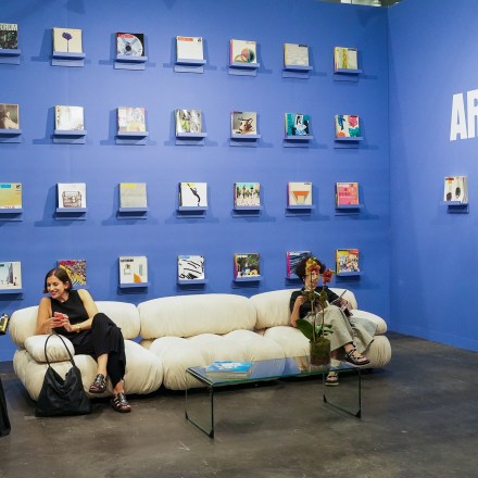 NEW YORK, NEW YORK - SEPTEMBER 07: Artforum at the 2023 Armory Show VIP Preview at Javits Center on September 07, 2023 in New York City. (Photo by Sean Zanni/Patrick McMullan via Getty Images)